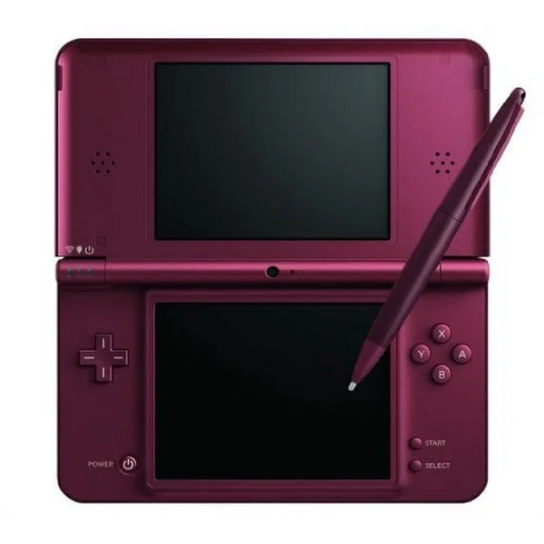 Restored Nintendo DSi XL (Burgundy) Handheld Video Game Console with Stylus and Charger (Refurbished)