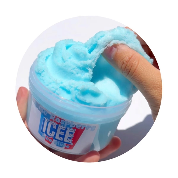 Blue Raspberry Icee Scented Sizzly Icee Slime 6oz
