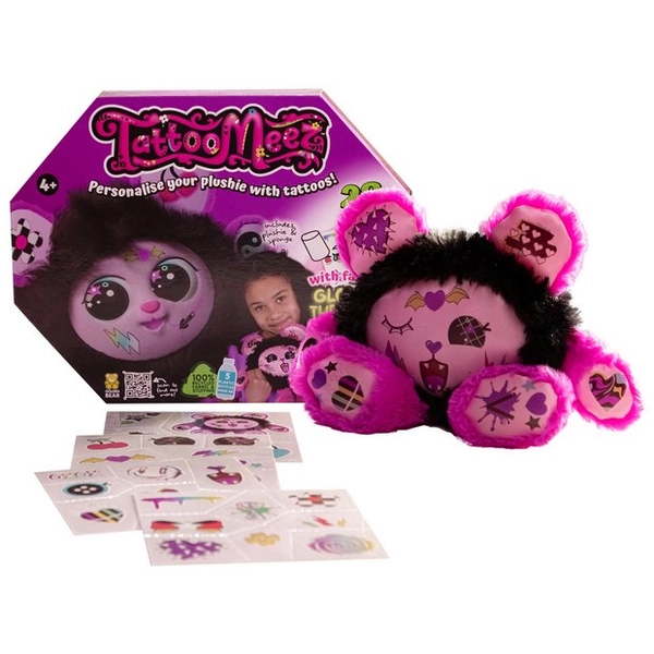 Buy Tattoo Meez Black Plushie Pal | Teddy bears and soft toys | Argos