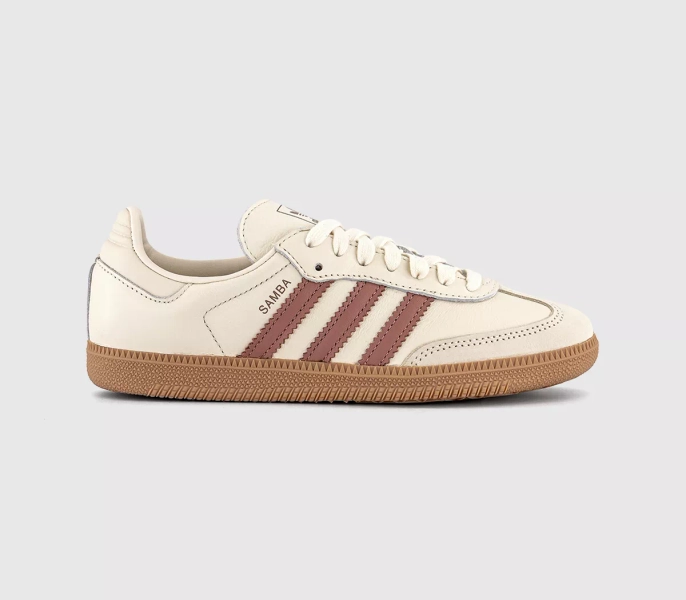 Adidas Samba OG Trainers Cream White Wonder White Warm Clay