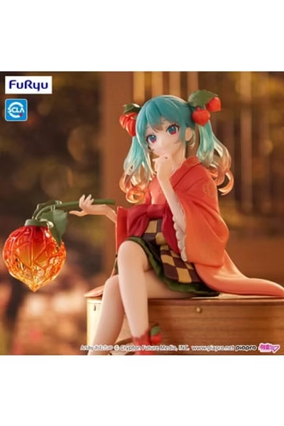 Hatsune Miku Noodle Stopper PVC Statue Flower Fairy Winter Cherry 15 cm