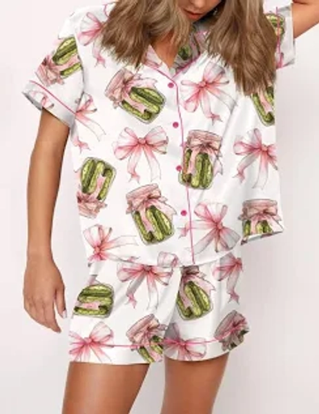 Women's Satin Pajama Set