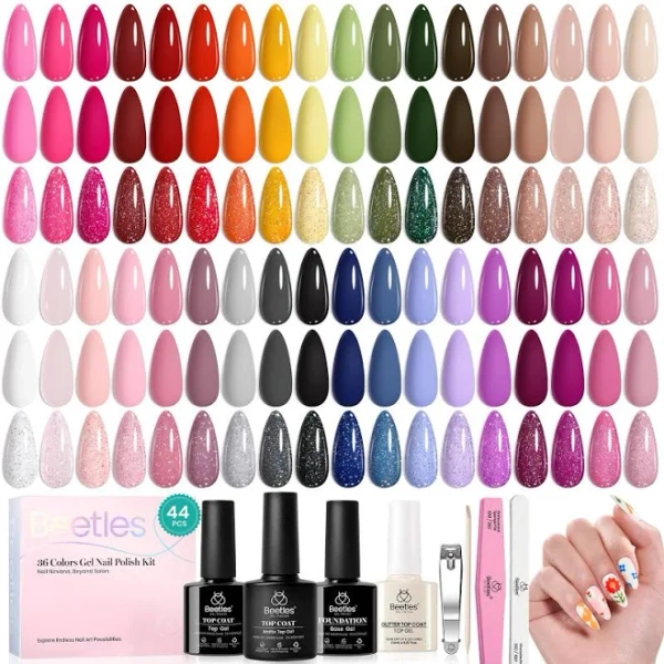 Beetles Colorful Muse Winter Gel Nail Polish Set