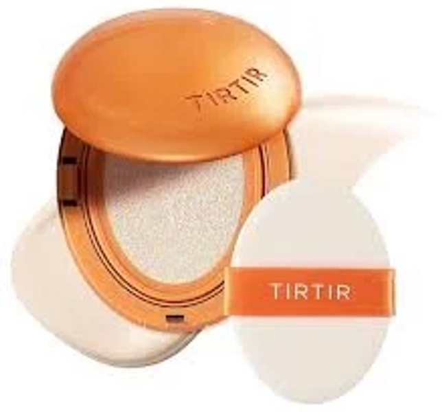 TIRTIR Mask Fit Ai Filter Cushion Foundation | AI-Like Semi-Matte Finish - Up to 72-Hour Medium to Full Coverage Korean BB Cushion Make up Beauty, #