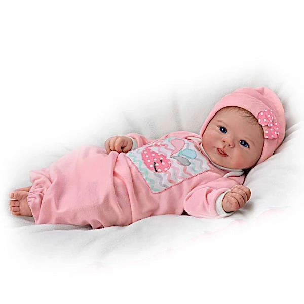 The Ashton-Drake Galleries Violet Parker Lifelike Baby Girl Doll