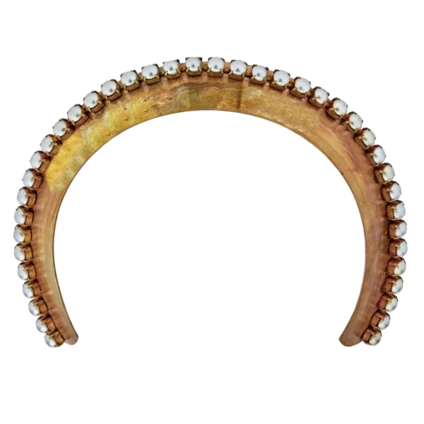 OXIDIZED PEARL DANBURY CROWN