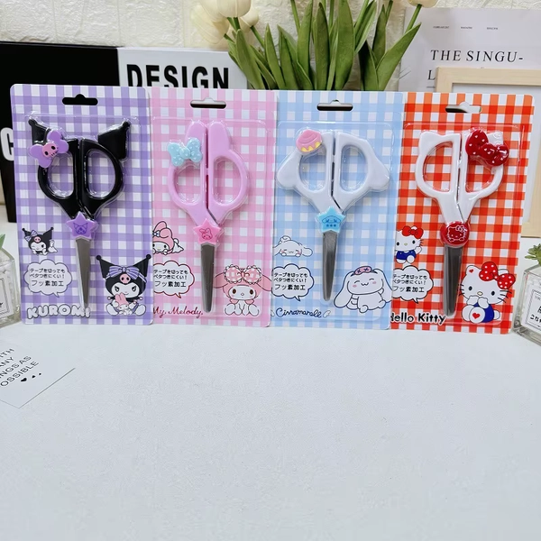 New Cute Sanrio Kuromi Cinnamoroll My Melody Art Scissors Handmade Kids Stationery School Office Supplies Birthday Gifts - AliExpress 26