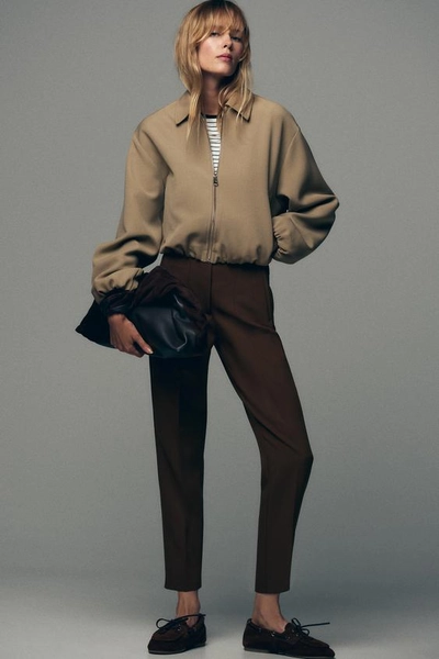 HIGH-WAIST TROUSERS