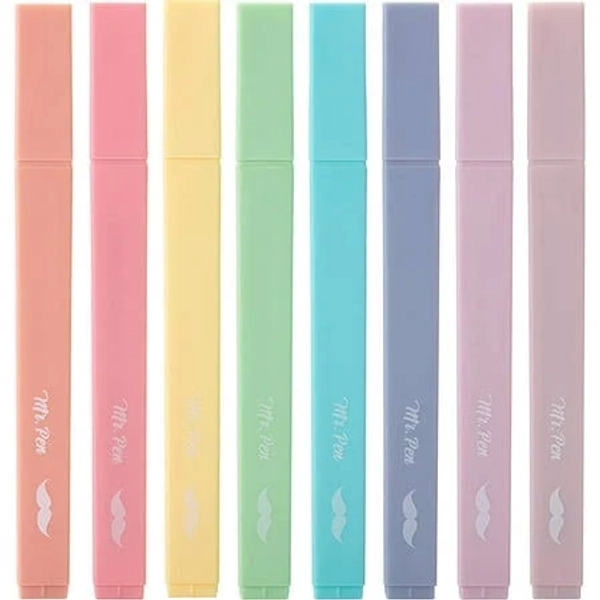 Mr. Pen Aesthetic Highlighters Chisel Tip
