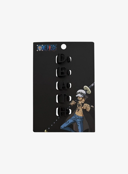 One Piece Law Death Tattoo Ring Set