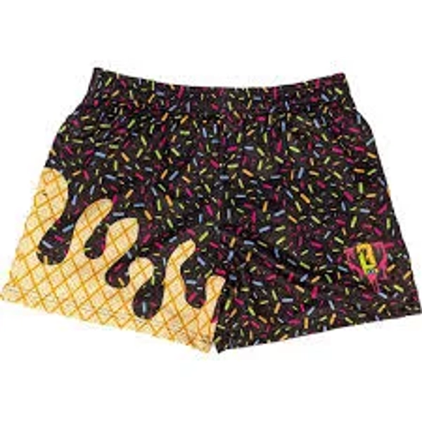 Baseball Lifestyle 101 Boys' Ice Cream Shorts, S - Black