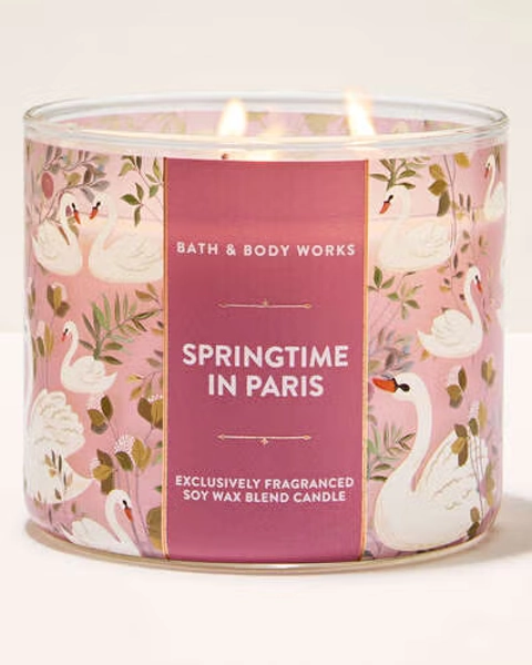 Springtime In Paris 3-Wick Candle