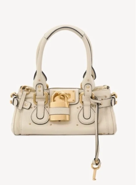 Small Paddington bag in grained leather