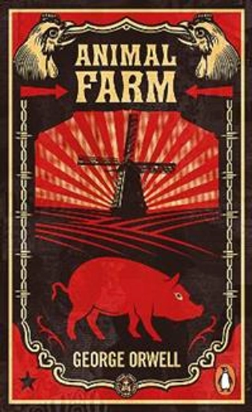 Animal Farm: The dystopian classic reimagined with cover art by Shepard Fairey - George Orwell - Libro in lingua inglese - Penguin Books Ltd - Penguin Essentials| Feltrinelli