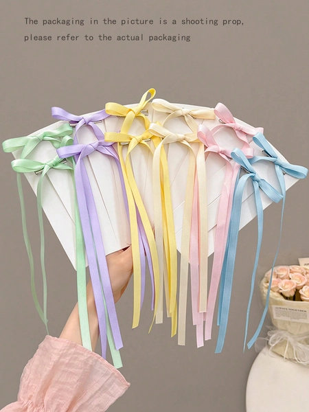 12pcs Women's Hair Accessories Polyester Woven Ribbon Colorful Bowknot Fashion Hair Clips Sweet & Lovely Hairpins With Lace & Elegant Hair Claws Ballet Style Y2K Fairy Hair Ornaments Suitable For Daily Use Hair Accessory Set Valentine's Day, School Stuff, College, Bows, Cute