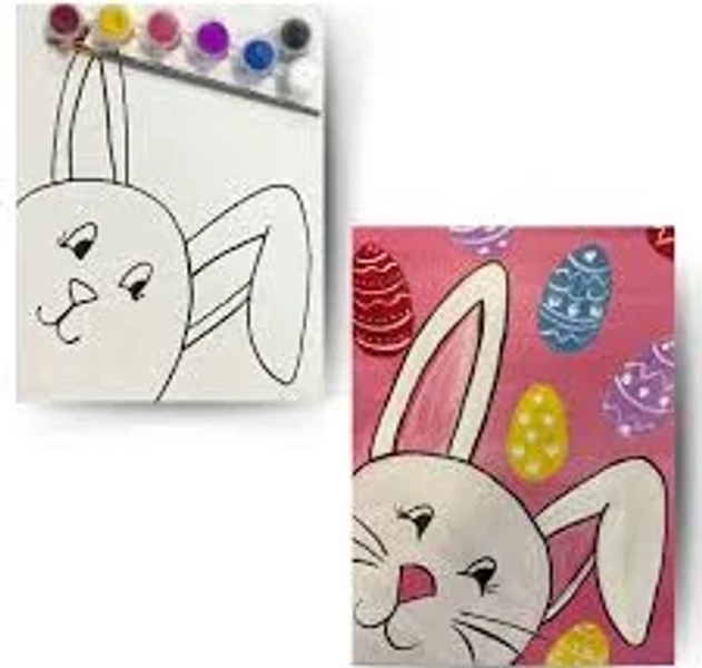 MakerPlace Easter Bunny DIY Canvas Paint Kit