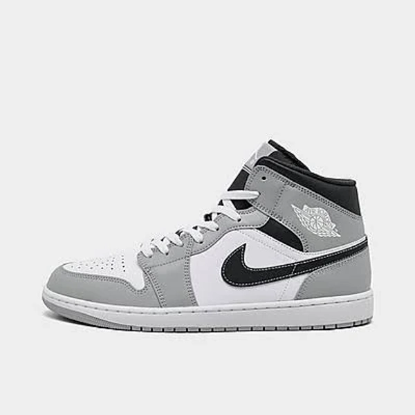 Air Jordan 1 Mid Men's 'Light Smoke Grey