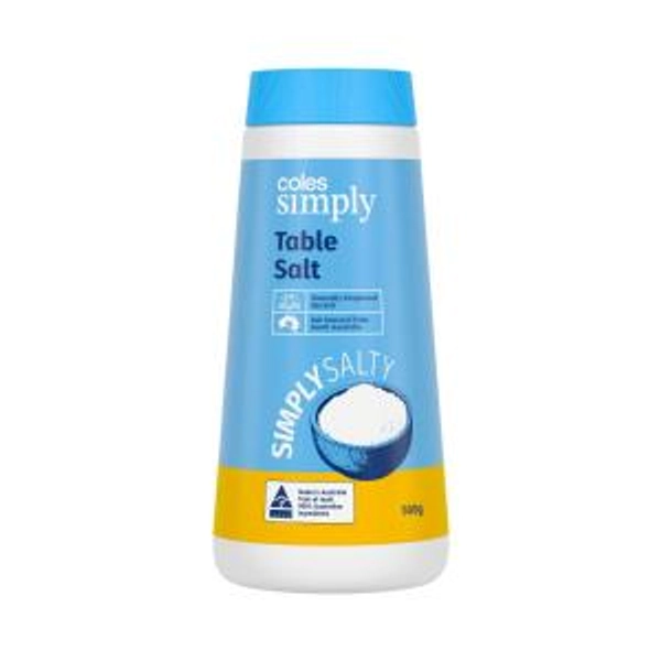 Coles Simply Table Salt | 500g