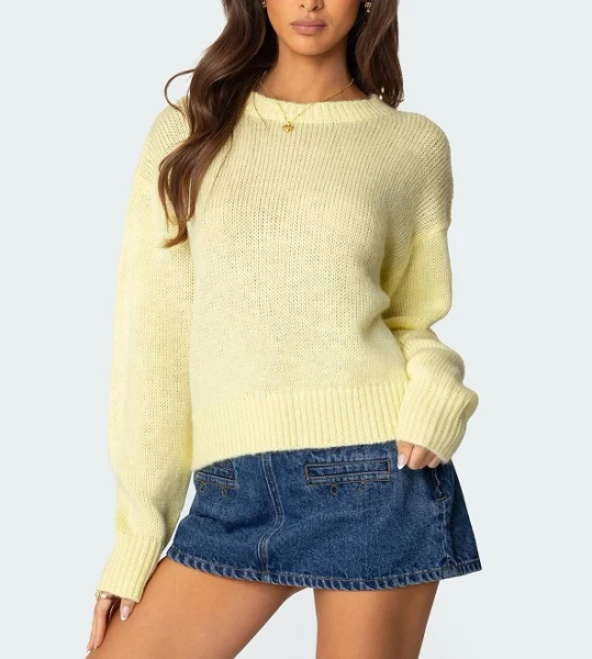 Edikted Women's Kyrah Oversized Knit Sweater