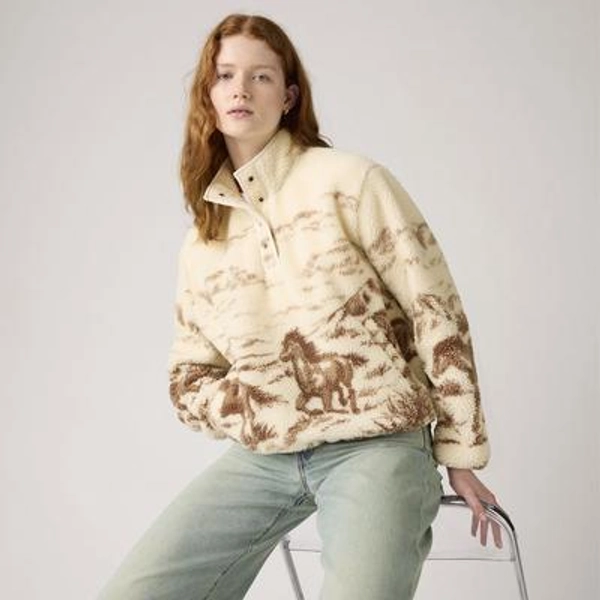 Levi's Kasey Sherpa Pullover - Women's XS