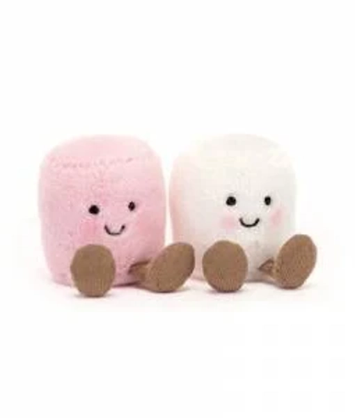 Jellycat Amuseable Pink and White Marshmallows