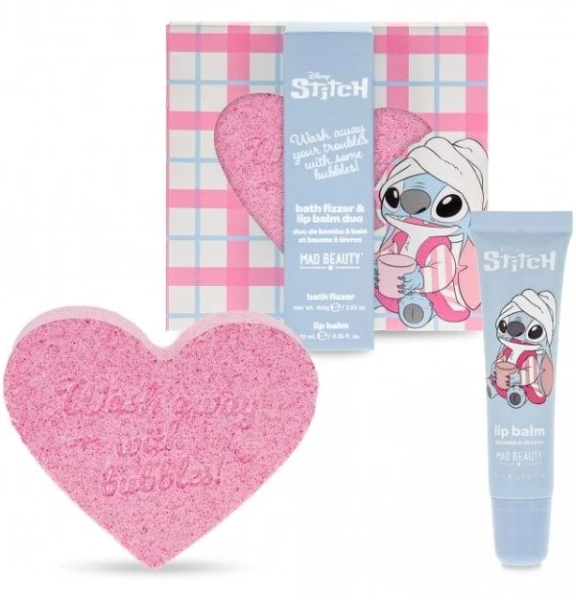 Disney Stitch Pamper Fizzer & Lip Balm
