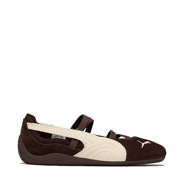 Womens PUMA Speedcat Ballet Shoe - Dark Chocolate / Warm White