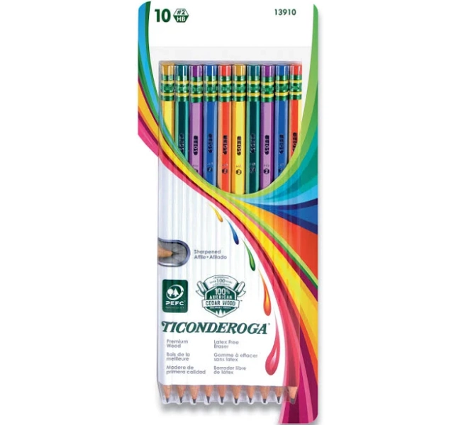 Ticonderoga Pre-Sharpened No. 2 Pencils