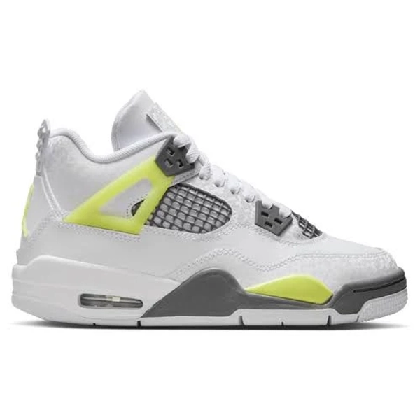 Air Jordan Boys 4 Retro Light Lemon Twist