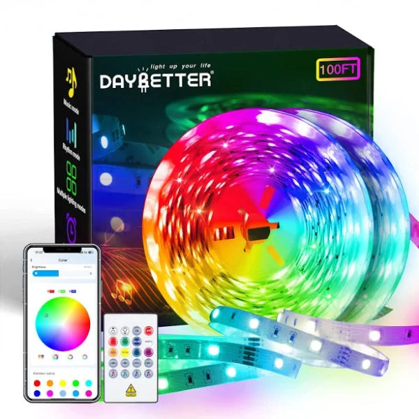 DAYBETTER 100ft Smart LED Strip Lights