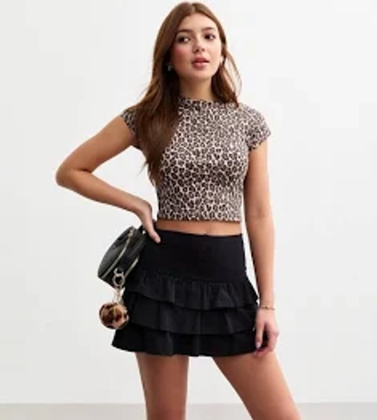 New Look Girls' Tiered Rara Skort