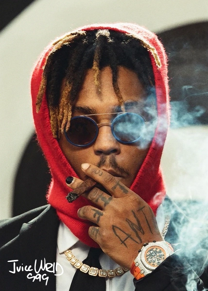 'Juice Wrld' Poster, picture, metal print, paint by KI RU | Displate