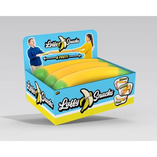 Laffy Snacks Squishy Banana Sensory Toy