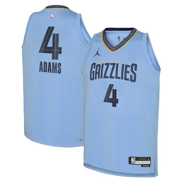 Memphis Grizzlies Jordan Statement Edition Swingman Jersey 22 - Light Blue - Steven Adams - Youth