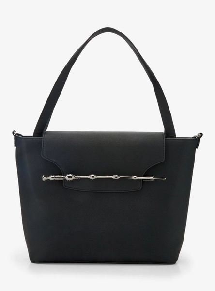 Loungefly Harry Potter Elder Wand Black Tote Bag - BoxLunch Exclusive
