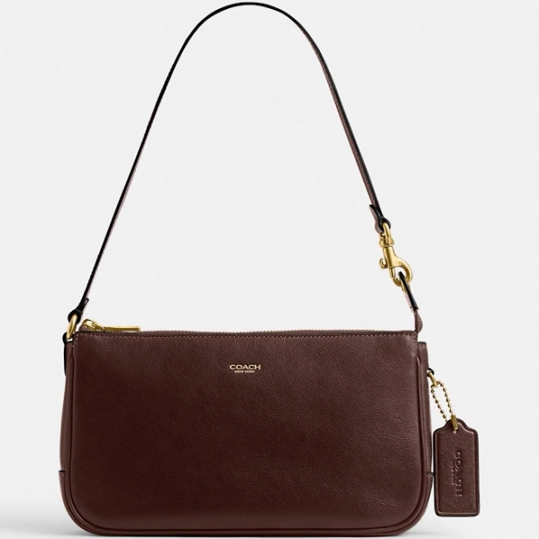 Coach Women's Plaza Convertible Leather Shoulder Bag