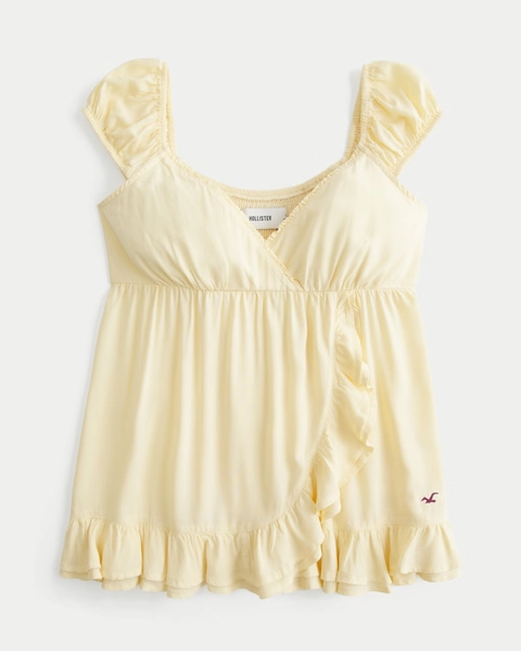 Easy Wrap Icon Babydoll Top