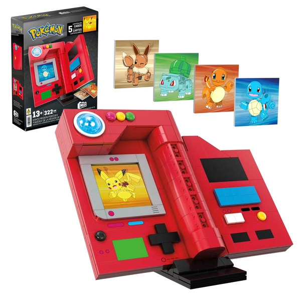 MEGA Pokémon Kanto Region Pokédex Building Kit (322Pieces) for Collectors, Plastic - Walmart.com
