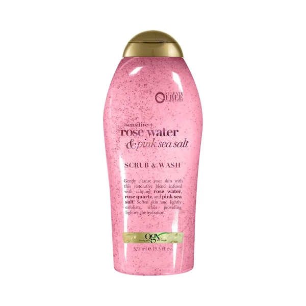 Og x beauty Sensitive + Rose Water + Pink Sea Salt Scrub & Wash