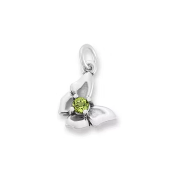 Butterfly Gemstone Charm