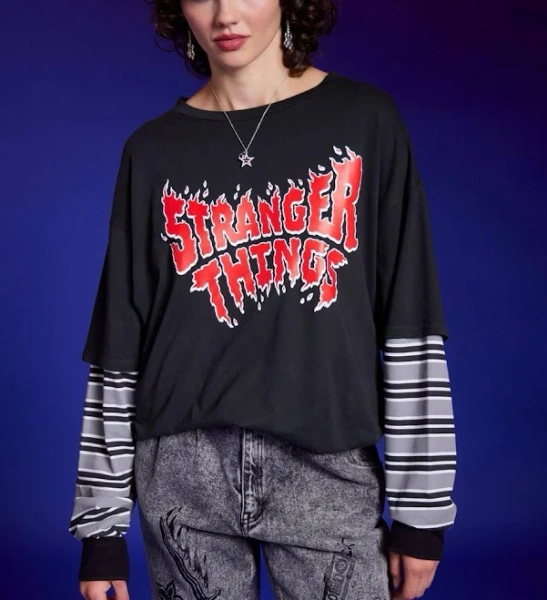 Stranger Things Oversized Stripe Twofer