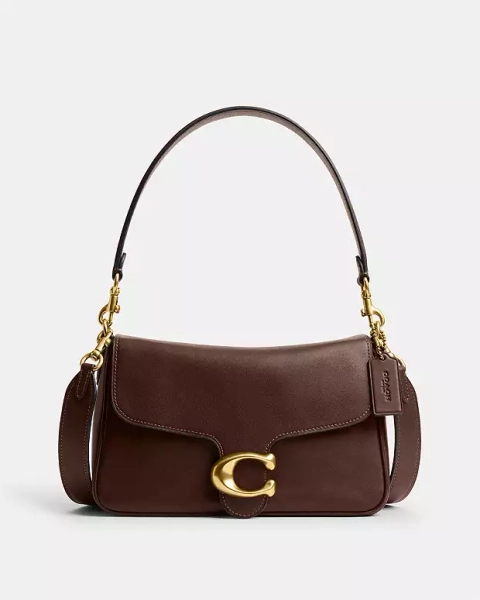 Brass/Maple Soft Tabby Shoulder Bag
