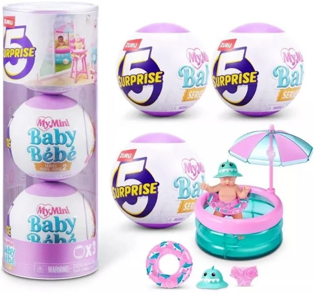 5 Surprise My Mini Baby Series 2 Mystery Packs