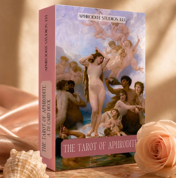 Tarot of Aphrodite Deck | Romantic Venus, Greek Mythology Art (78 Cards)