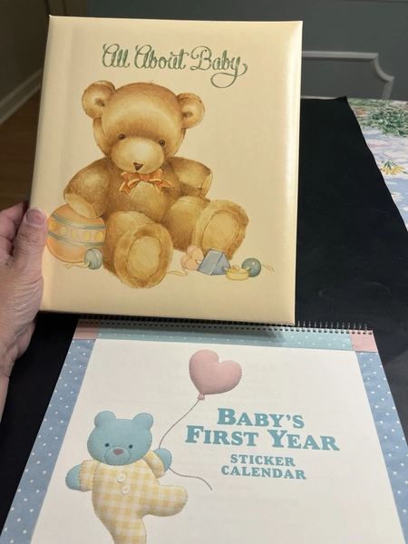 Vtg 1980’s Hallmark Baby Keepsake Book &amp; Calendar New In Box USA