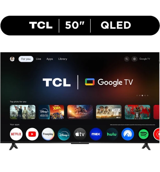 Tcl Q Series 4K UHD HDR Qled Smart TV with Google TV