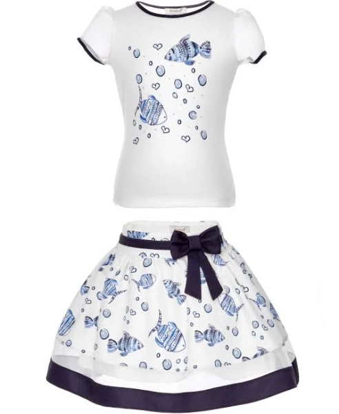 Little Girls Two Piece Summer Outfit