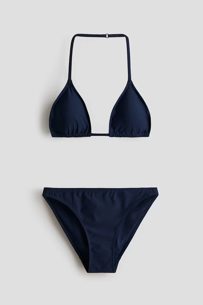 Triangel-Bikini - Marineblau