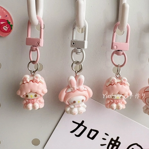 Adorable Sanrio Lamb Charm Featuring Huhu Melody, Perfect for Bags, Phones, Or As a Keychain