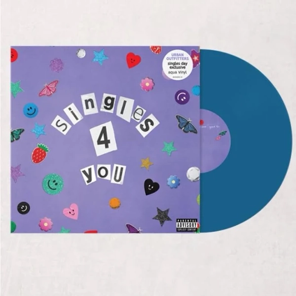 Olivia Rodrigo - Singles 4 You Limited LP in Blue at Urban Outfitters